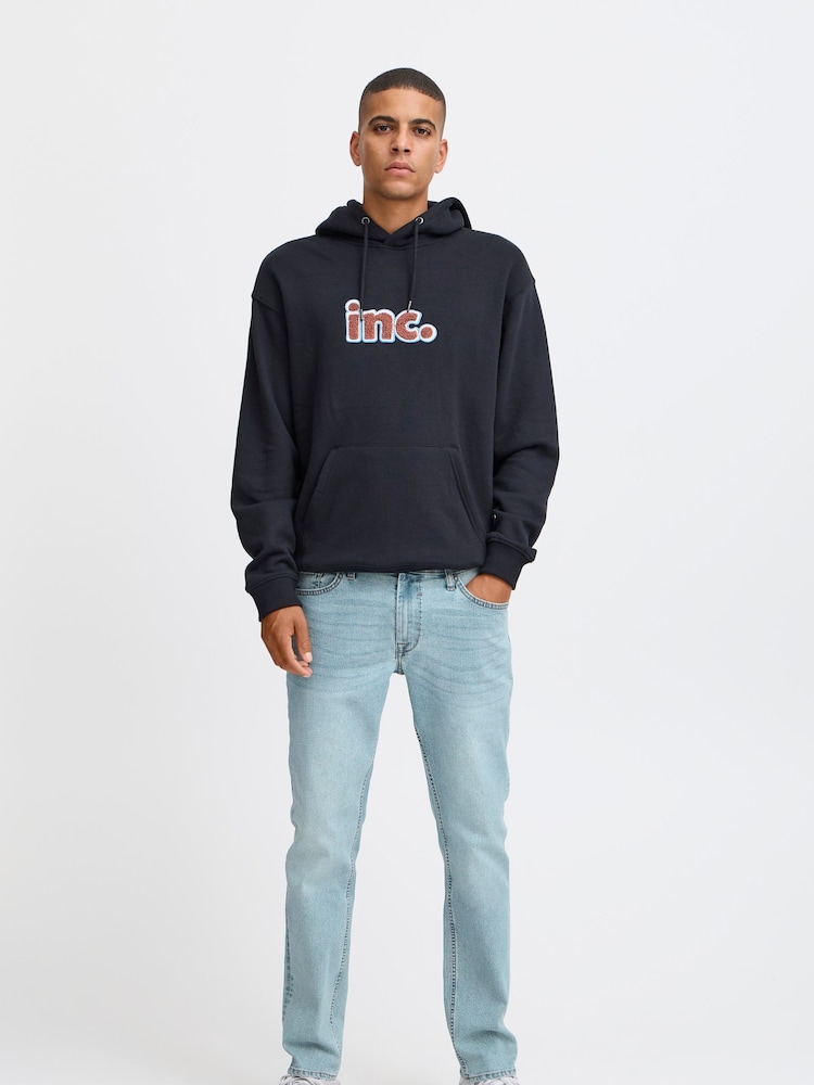 Blend Blue Tapered Fit Stretch Denim Jeans - Image 4 of 5