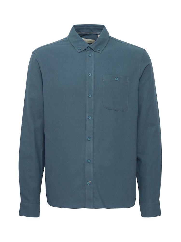 Blend Blue 100% Cotton Casual Long Sleeve Shirt - Image 5 of 5