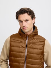 Коричневий - Blend Coat з капюшоном Gilet - Image 3 of 5