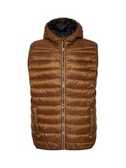 Коричневий - Blend Coat з капюшоном Gilet - Image 5 of 5