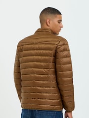 Blend Tan Brown Metallic Coated Jacket - Image 2 of 5