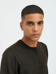 Blend Green Crew Neck Knitted Sweat Jumper - Image 3 of 5