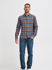 Blend Blue Tapered Fit Stretch Mid Denim Jeans - Image 4 of 5