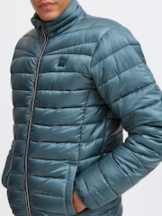 Blend Blue Metallic Coated Jacket - Image 4 of 4