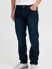 Blend Blue Tapered Fit Stretch Dark Denim Jeans - Image 1 of 5