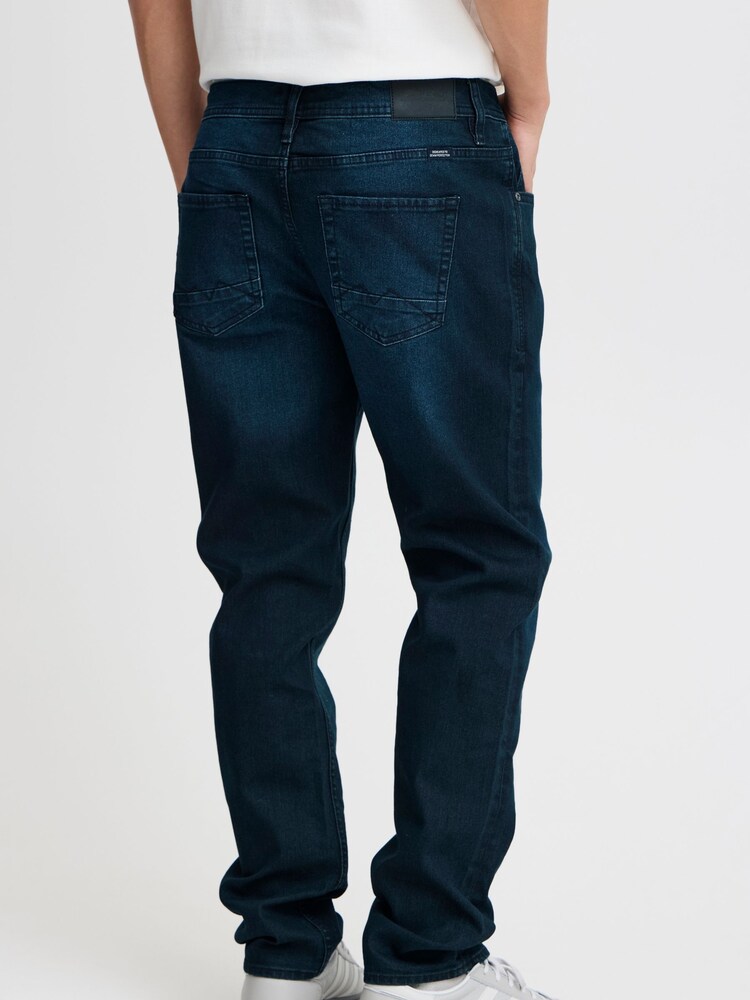 Blend Blue Tapered Fit Stretch Dark Denim Jeans - Image 2 of 5
