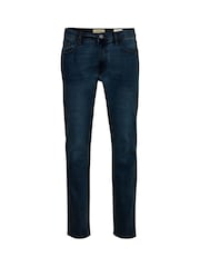 Blend Blue Tapered Fit Stretch Dark Denim Jeans - Image 5 of 5
