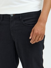 Blend Black Straight Fit Stretch Light Denim Jeans - Image 3 of 5