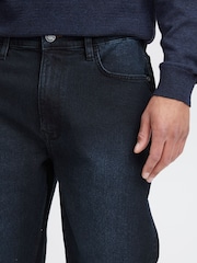 Blend Blue Straight Fit Stretch Dark Denim Jeans - Image 3 of 5