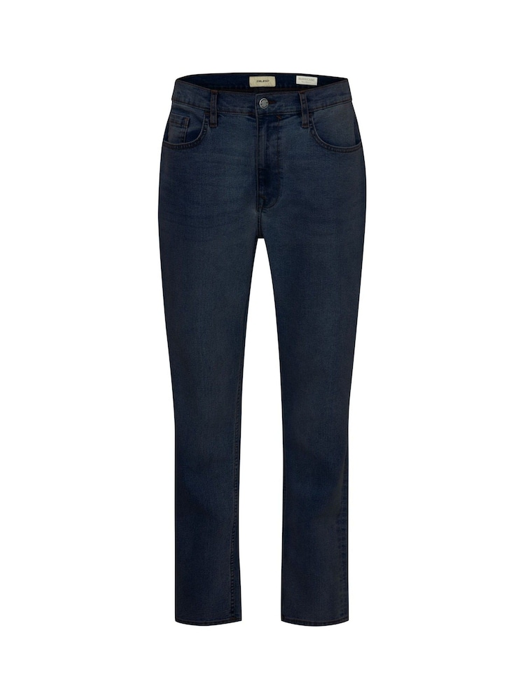 Blend Blue Straight Fit Stretch Dark Denim Jeans - Image 5 of 5