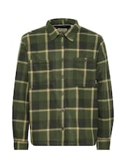Blend Green Fleece Check Overshirt - Image 5 of 5