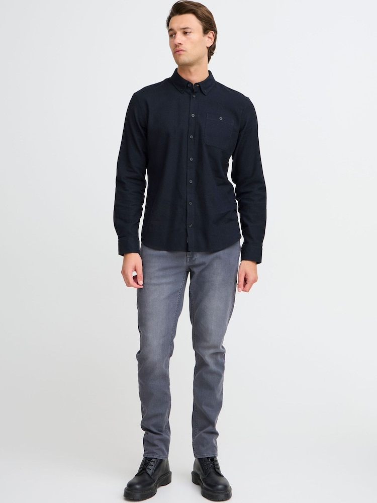 Blend Black 100% Cotton Casual Long Sleeve Shirt - Image 4 of 5