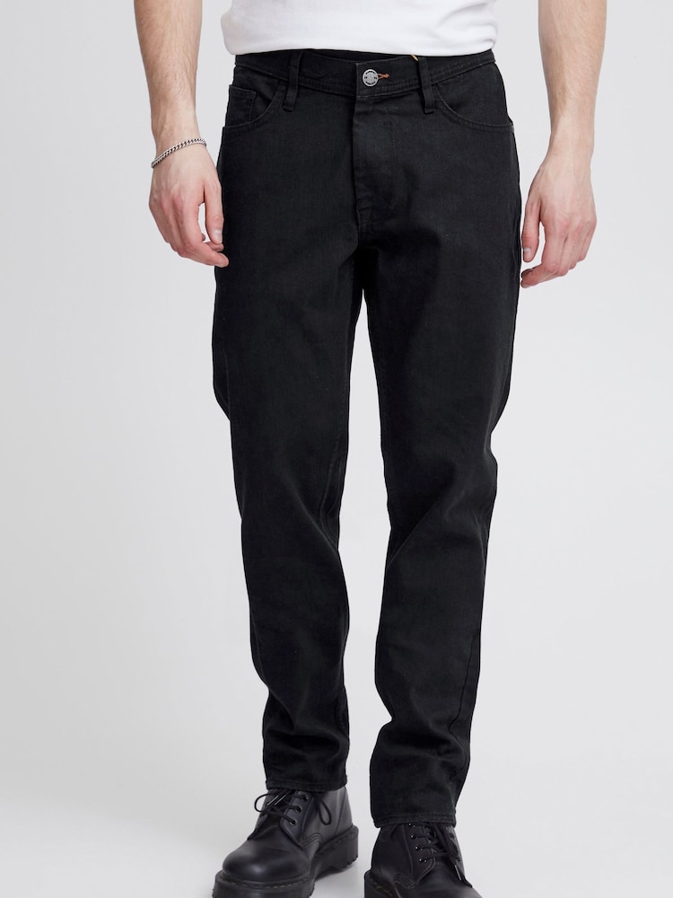 Blend Black Tapered Fit Stretch Denim Jeans - Image 1 of 5