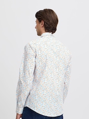 Blend White Floral Print Long Sleeve Shirt - Image 2 of 5