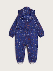 Monsoon Blue London Print Puddlesuit - Image 2 of 3
