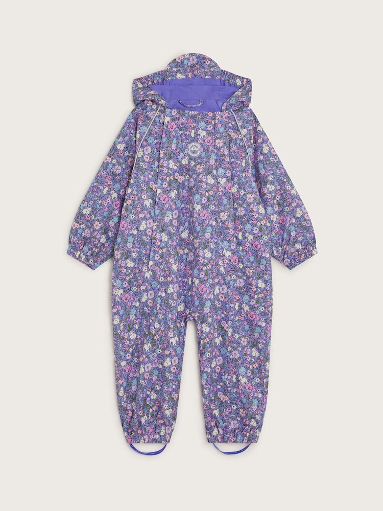 Monsoon dojenček rožast vzorec potisk; vzorec Waterproof Puddlesuit - Slika 1 iz 3 Monsoon dojenček rožast vzorec potisk; vzorec Waterproof Puddlesuit - Slika 1 iz 3