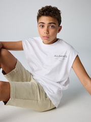 smALLSAINTS White Oversized Underground Sleeveless T-Shirt - Image 3 of 5