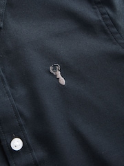 Dark Navy Single Oxford Shirt (3-16yrs) - Image 4 of 4