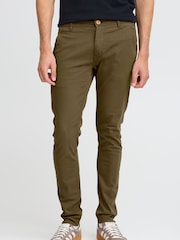 Blend Green Slim Fit Chino Trousers - Image 1 of 5