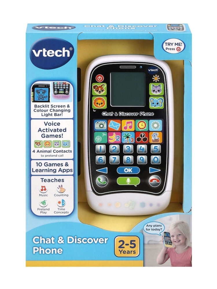 V-Tech Chat & Discover Phone - Image 3 of 3