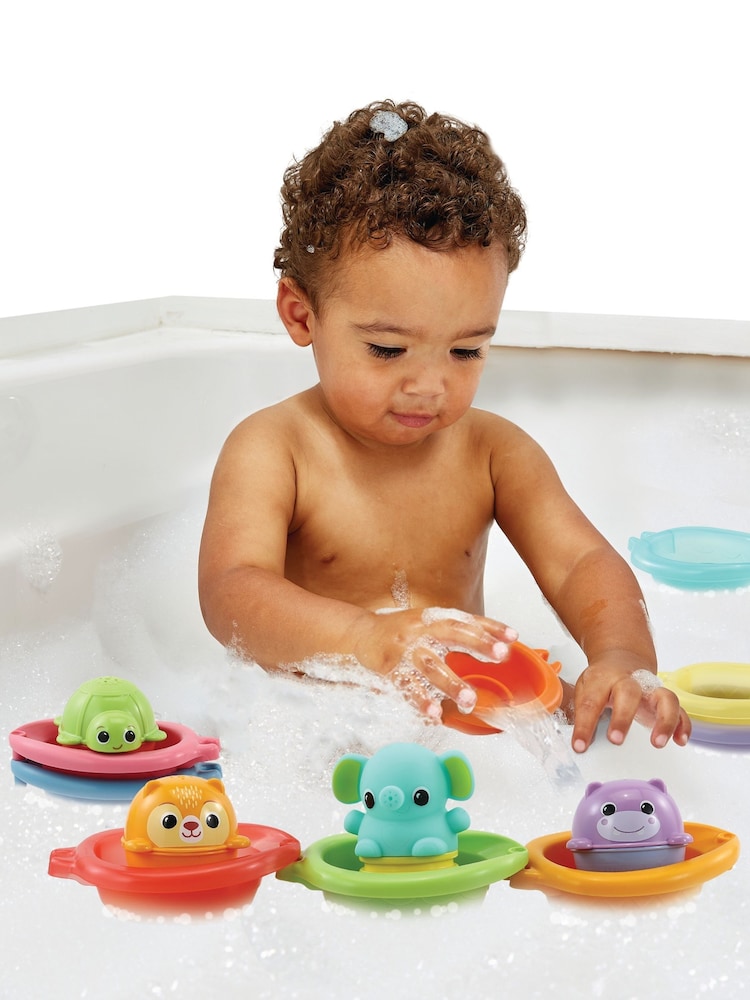 V-Tech Stack & Splash Bathtime Boats - Image 1 of 3 V-Tech Stack & Splash Bathtime Boats - Image 1 of 3