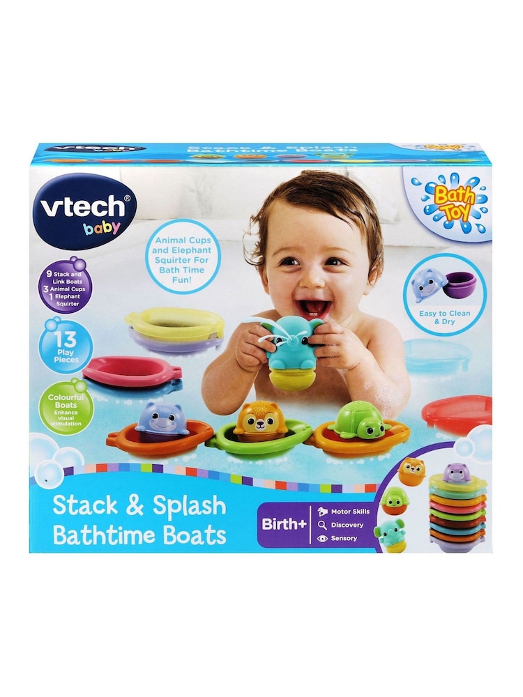 V-Tech Stack & Splash Bathtime Boats - Image 2 of 3 V-Tech Stack & Splash Bathtime Boats - Image 2 of 3