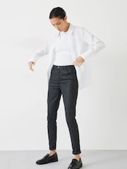 Hush Black Coated Jeans - Image 1 of 4