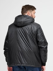 Blend Big & Tall Black Lightweight Padded Coat - Image 2 of 5