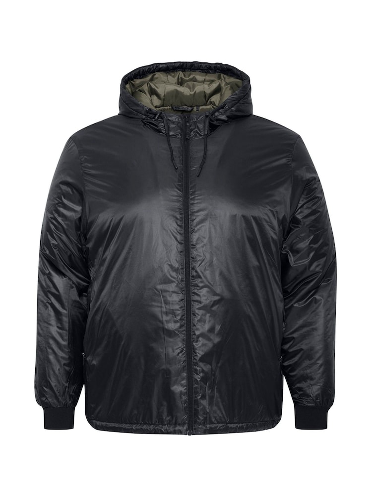 Blend Big & Tall Black Lightweight Padded Coat - Image 5 of 5