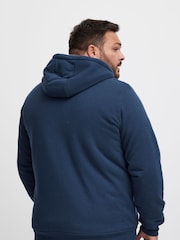 Blend Big & Tall Blue Fleece Lined Hooded Sweater - Image 2 of 5
