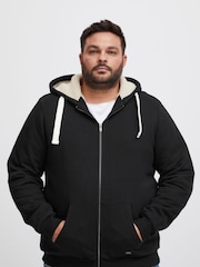 Blend Big & Tall Black Fleece Lined Hooded Sweater - Image 1 of 5