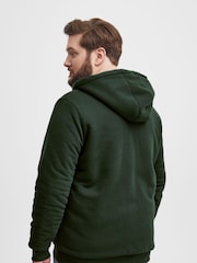 Blend Big & Tall Green Fleece Lined Hooded Sweater - Image 2 of 5
