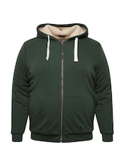 Blend Big & Tall Green Fleece Lined Hooded Sweater - Image 5 of 5
