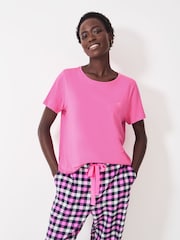 طقم من بيجامة جيرسيه ناعم قطن 100% من Crew Clothing Company - صورة 1 من 5