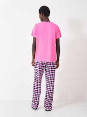 طقم من بيجامة جيرسيه ناعم قطن 100% من Crew Clothing Company - صورة 2 من 5