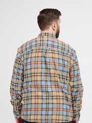 Blend Big & Tall Blue Check Long Sleeve 100% Cotton Shirt - Image 2 of 5