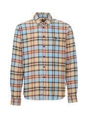 Blend Big & Tall Blue Check Long Sleeve 100% Cotton Shirt - Image 5 of 5