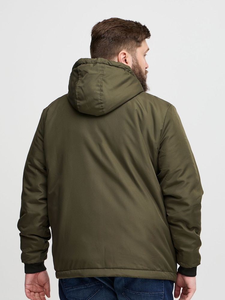 Blend Big & Tall Green Lightweight Padded Coat - Image 2 of 5