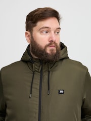 Blend Big & Tall Green Lightweight Padded Coat - Image 3 of 5