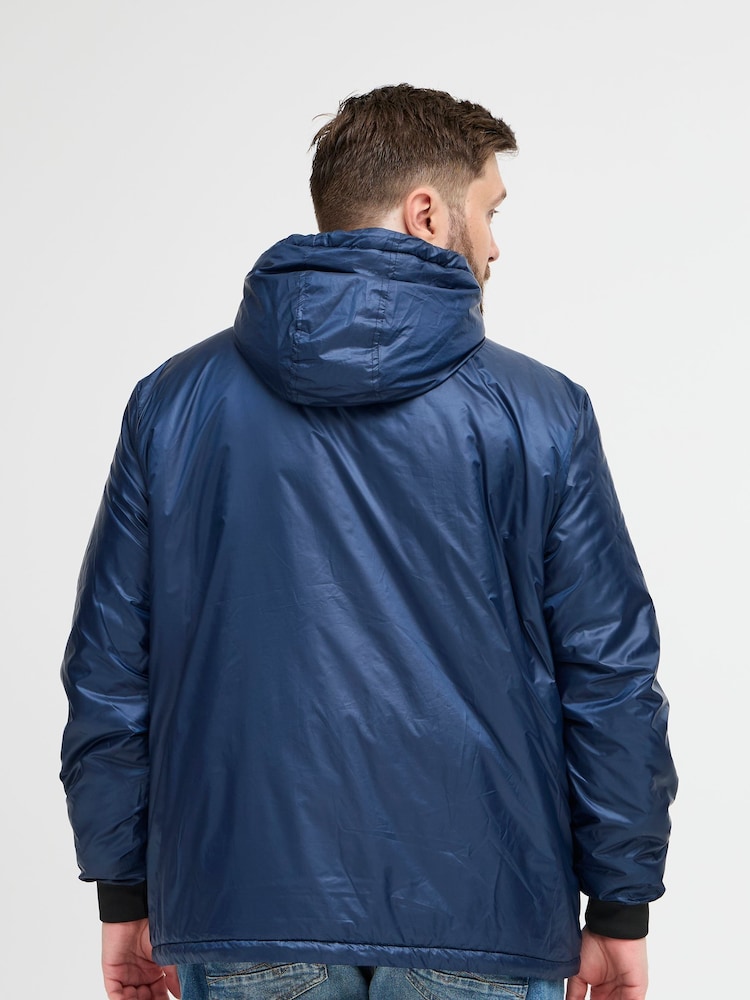 Blend Big & Tall Blue Lightweight Padded Coat - Image 2 of 5