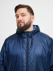Blend Big & Tall Blue Lightweight Padded Coat - Image 3 of 5