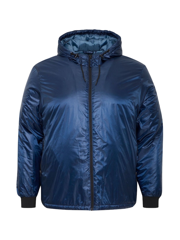 Blend Big & Tall Blue Lightweight Padded Coat - Image 5 of 5