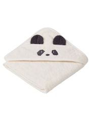 Liewood Albert Hooded 100% Cotton White Bath Towel - Image 2 of 2