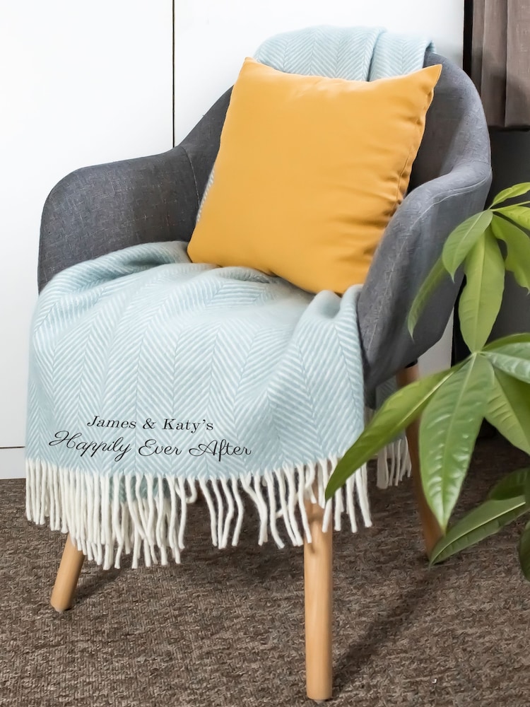 Personalised Wool Throw by Jonnys Sister - Image 2 of 4