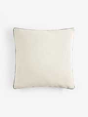 Ivory 59 x 59cm Boucle Chenille Cushion - Image 4 of 5