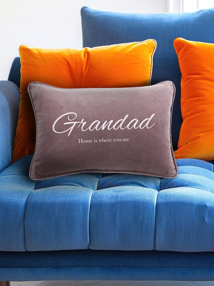 Personalised Velvet Cushion by Jonny's Sister - Image 2 of 4
