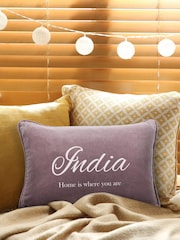 Personalised Velvet Cushion by Jonny's Sister - Image 3 of 4