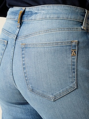 Ariat Slim Blue High Rise Bridle Straight Leg Jeans - Image 5 of 5