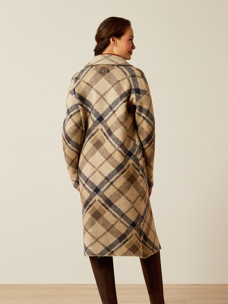 Ariat Ballston Longline Brown Cardigan - Image 2 of 5