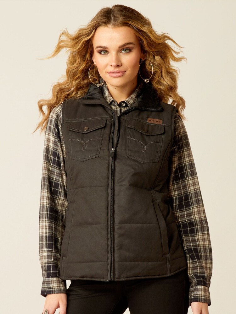 Ariat Grizzly Insulated Black Gilet - Image 1 of 5